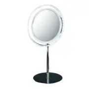 WS Bath Collections WS 15 Spiegel 7-7/8" W x 15" H Circular - Chrome