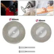 40/50/60mm Mini Diamond Cutting Disc Wheel Saw Blade Set Drill Bit Rotary Tool