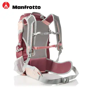 Manfrotto 曼富圖 Off Road 相機背包 雙肩後背包 20L 玫瑰紅色 MBOR-BP-20RS