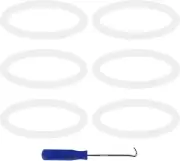 6PCS Blender Sealing Gasket for Ninja Blender Parts, 3.2 Inch Rubber Gaskets Sea