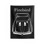 Pontiac Firebird Ram Air 1968 - Wall Tapestry - Firebird Garage Decor