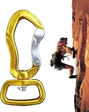 Carabiner Clip | Camping Carabiner | Outdoor Activities Key Clip Multipurpose D Ring Shape Hook Buckle for Backpacking Mountaineering