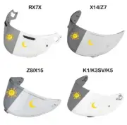 Photochromic Helmet Visor For SHOEI X14 Z7 X15 Z8 AGV Pista K1 K3 K5 RX7X RX-7X