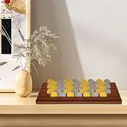 Challenge Coin Display Holder, 6 Rows Challenge Coin Display Case, Decorative Coin Holder Rack for Desk, Multipurpose Coin Display Stand for Tokens Medals Pins