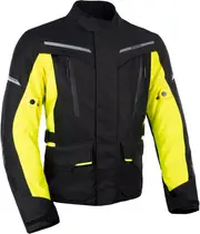 Oxford Metro 2.0, textile jacket waterproof , color: Black/Neon-Yellow , size: S