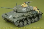 Forces of Valor 1:32 M24 Chaffee US Army 8th Armored Div, 36th Tank Btn w/1