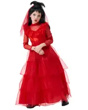 Lydia Red Bride Dress Girls Costume
