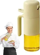 Kitchen Oil Sprayer, Oil Bottle Pump Dispenser, Precise Non Drip Refillable Food Grade Multifunctional Pourer For Salad Frying Baking Grilling BBQ Kitchen Cooking