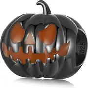 [ShiYu] Halloween Charms for Pandora Bracelets and Necklaces, 925 Sterling Silver Pumpkin Lanterns Charm, Luminous, Luminous