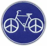 Bicycle - Magnetic Backing - Embroidered Patch/Badge/Emblem