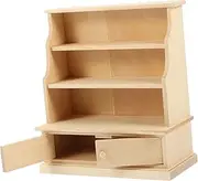 1:12 Scale Miniature Wooden Cabinet for Doll House Miniature Store Cupboard Model Detail Mini House Furniture Ornament