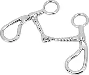 125mm Stainless Steel O Horse Snaffle Bit Anti Biting Loose Snaffle for Horse Farm