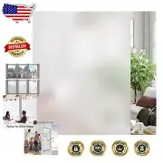 Elegant Frosted Window Film, 55.1" x 32.8", Eco-Friendly Static Cling Design