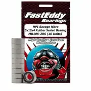 HPI Savage Nitro 5x10x4 Sealed Bearing MR105-2RS 10 Units