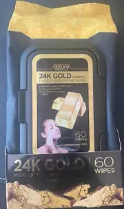 Makeup Cleansing Firming Wipes 24K Gold by Azure NEW SEALED