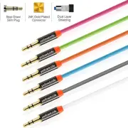 Aux Cord 3.5mm Male to Male Auxiliary Audio Cable For Car Headphone iPhone 【US】