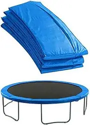 Trampoline Spring Cover, 8ft 10ft Replacement Trampoline Padding, PVC Waterproof Trampoline Replacement Safety Pad Edge Protection, Replacement Surround Pad Foam Safety Guard Spring Cover Padding Pads