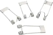 uxcell 51x18.5mm Downlight Spring Clips, 20 Pack Emitting Diode Recessed Lighting Accessories Securing Clamps for Ceiling Lamp