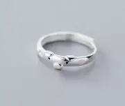 New Cute Ring Piggy Sterling Silver 925 Adjustable Size