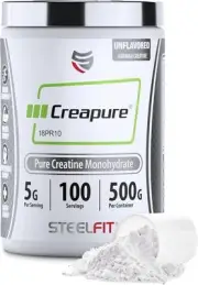 Creapure Creatine Monohydrate Powder, Unflavored - German Micronized Creatine Po