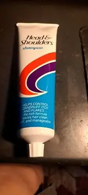 Vintage HEAD & SHOULDERS Shampoo Dandruff 7oz New Full Very Rare