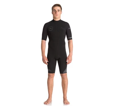 QUIKSILVER 2/2 EVERYDAY SESSIONS BACK-ZIP MEN'S L SPRINGSUIT WETSUIT