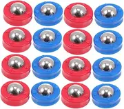 HANABASS Set of 16 Shuffleboard Rolling Beads for Tabletop Football Vibrant Beads for Easy Identification for Indoor Games