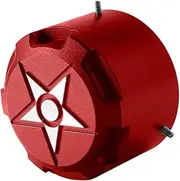 Generic Axle Nut Cover Replacement Component Aluminum Add-on for SLR SL LE, Red