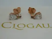 Welsh Clogau 9ct Rose Gold Fairy Drop Earrings