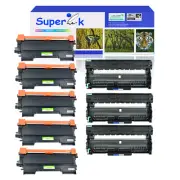 5x TN450+3x DR420 Toner Drum For Brother DCP-7060DR 7065DR 7070DWR HL-2270 2280