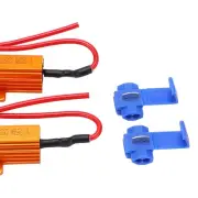 2set 25W 25Ω LED Resistance Decoder Anti Corruption Load Indicator Resistor.