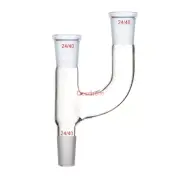 24/40,3-Way Glass Claisen Adapter,Laboratory Chemistry Glassware