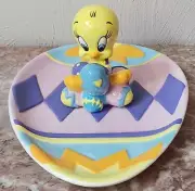 Looney Tunes Tweety Bird Easter Candy Dish - Warner Bros Studio Store 1997