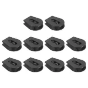 10Pcs Wheeled Cord Locks for Drawstring Toggle Slider Stopper, 0.6x0.8 Inch