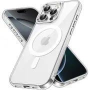 JETech Magnetic Case for iPhone 16 Pro Max 6.9-Inch Compatible with MagSafe, Shockproof Phone Bumper Cover, Anti-Scratch Clear Back Clear