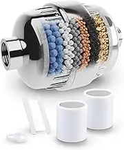 pH ENERGIZE Multi-Stage Shower Filter – Filters Chlorine, Chloramine, Fluoride, Heavy Metals – Softens Hard Water – Increases pH & ORP – Easy Installation - Fits Any Shower Head