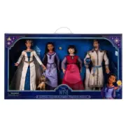 Disney Wish Kids Toys Playset Gift Set with 4 Posable Dolls Pack