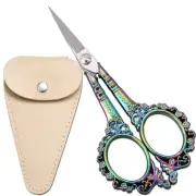 Embroidery Scissors, 4.5in Small Sharp Pointed Tip Vintage Detail Shears with...