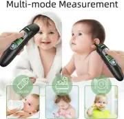 Forehead and Ear Thermometer for Fever, Basal Infrared Thermometer with Alarming