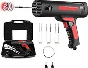 Hand‑Held Electromagnetic Induction Heater, 500W Flameless Rusty Screw Bolts Heating Removel Tool with 3 Coils, with Sturdy Holder & Safely Remove Nuts