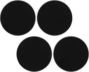 Oreilet 4 PCS Car Wheel Hub Center Cap, Snap-in Vehicle Rim Hub Caps Accessories, ABS Plastic Scratch Resistive Wheel Center Protector for Car, Truck, SUV (Black) (Black)