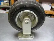 Rigid Plate Caster 295 lbs capacity Tire Pneumatic 9-3/4" high Cassidy Tricker