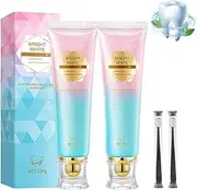 Easilyous Toothpaste, Bodyaccel Toothpaste Hunmui, Pureteeth Niacinamide Whitening Toothpastes, Acssart Whitening Toothpastes, Fresh Breath, Stain Removal Natural (2 Pcs)