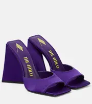 [The Attico] The Attico Devon satin mules AU 7 purple