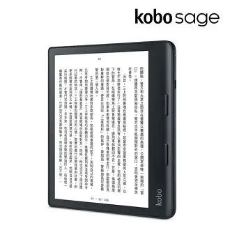電子書籍リーダー Kobo Sage 8インチ32G 防水　専用ペン&ケース付き KOBO Kobo Sage 32GB ブラック [8インチ /防水] N778KJBKSEP