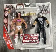 WWE 2016 Then Now Forever Ultimate Warrior & Sting Action Figure. MIB RARE