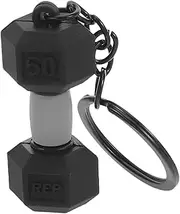 [Ipetboom] Dumbbell Keychain Pendant Accessory for Keys Bags and Luggage Durable Soft Sports Charm Stylish Gym Keychain for Fitness Enthusiasts