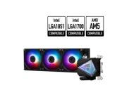 MSI MAG CoreLiquid I360 Black - AIO ARGB CPU Liquid Cooler - Infinity Mirror