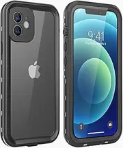 for iPhone 12 Mini Waterproof Case, Full Body Shockproof Case with Screen Protector, Dust Proof Phone Case Cover for iPhone 12 Mini 5.4 inch