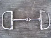 Dee Bit 5" Stainless steel snaffle mouth riding western